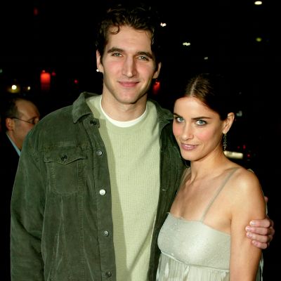 Amanda Peet and her husband, David Benioff.